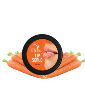 Veliora Organic Lip Scrub Balm for Dark Lips Anti Pigmentation, Dry, Chapped Lips 15gm