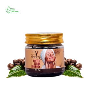 Veliora Exfoliating Oats & Coffee Body Scrub Powder for Tan Removal&Soft-Smooth Skin| De-Tan Body Scrub With Coconut Oil 100gm