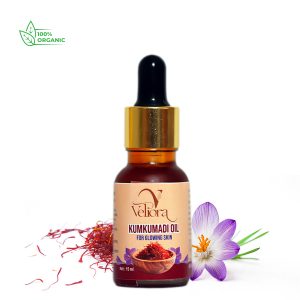 Veliora Kumkumadi Tailam Face Oil For Glowing Skin, Dark Spot Corrector Face Serum 15ml
