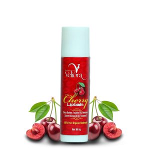 Veliora Cherry Lip Balm | Tinted Lip Care | For Dry & Chapped Lips | For Pigmented Lips 6gm
